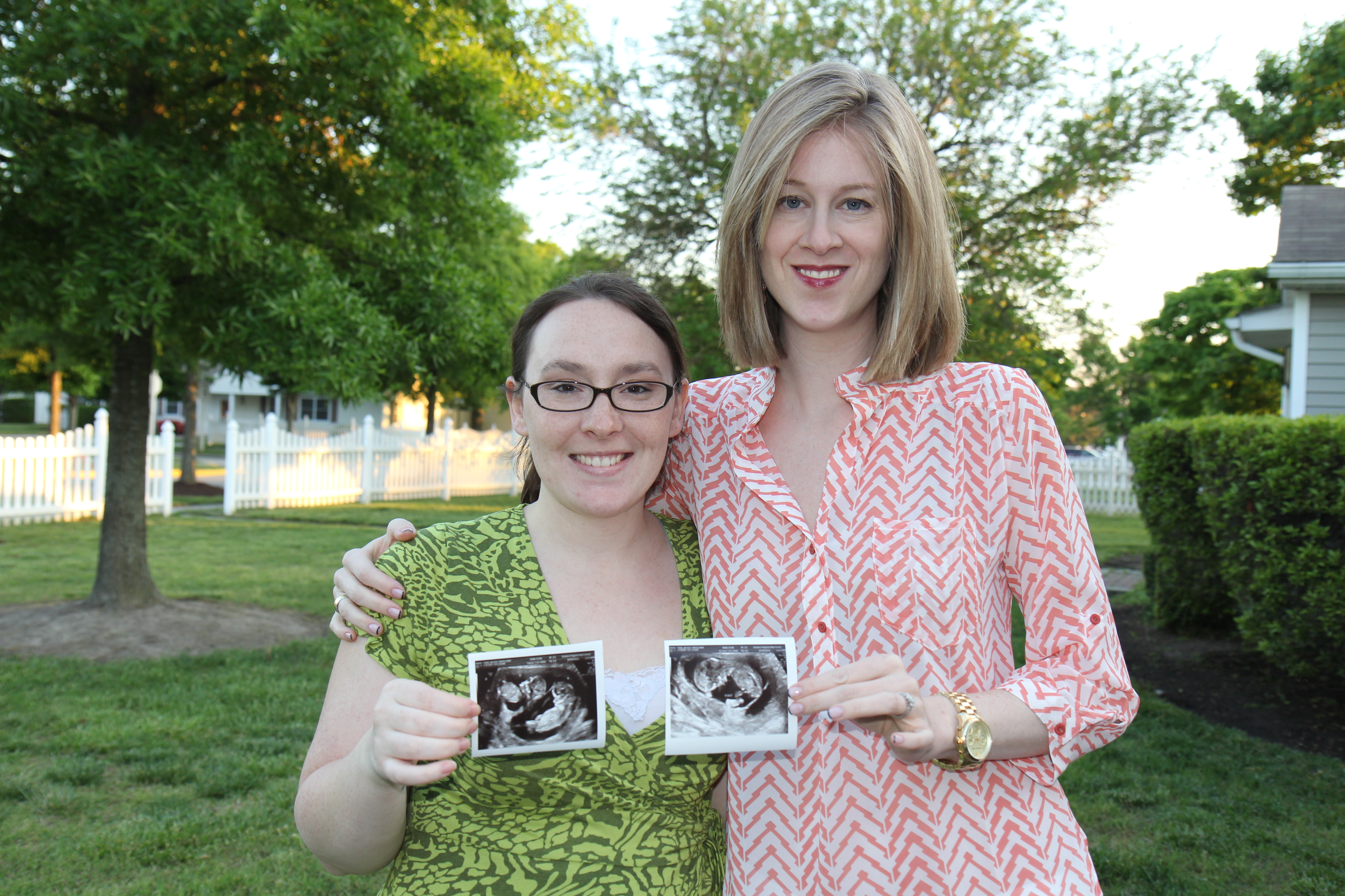 Whitney with her surrogate