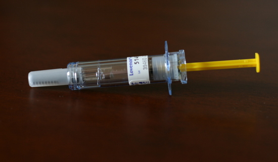 Lovenox syringe